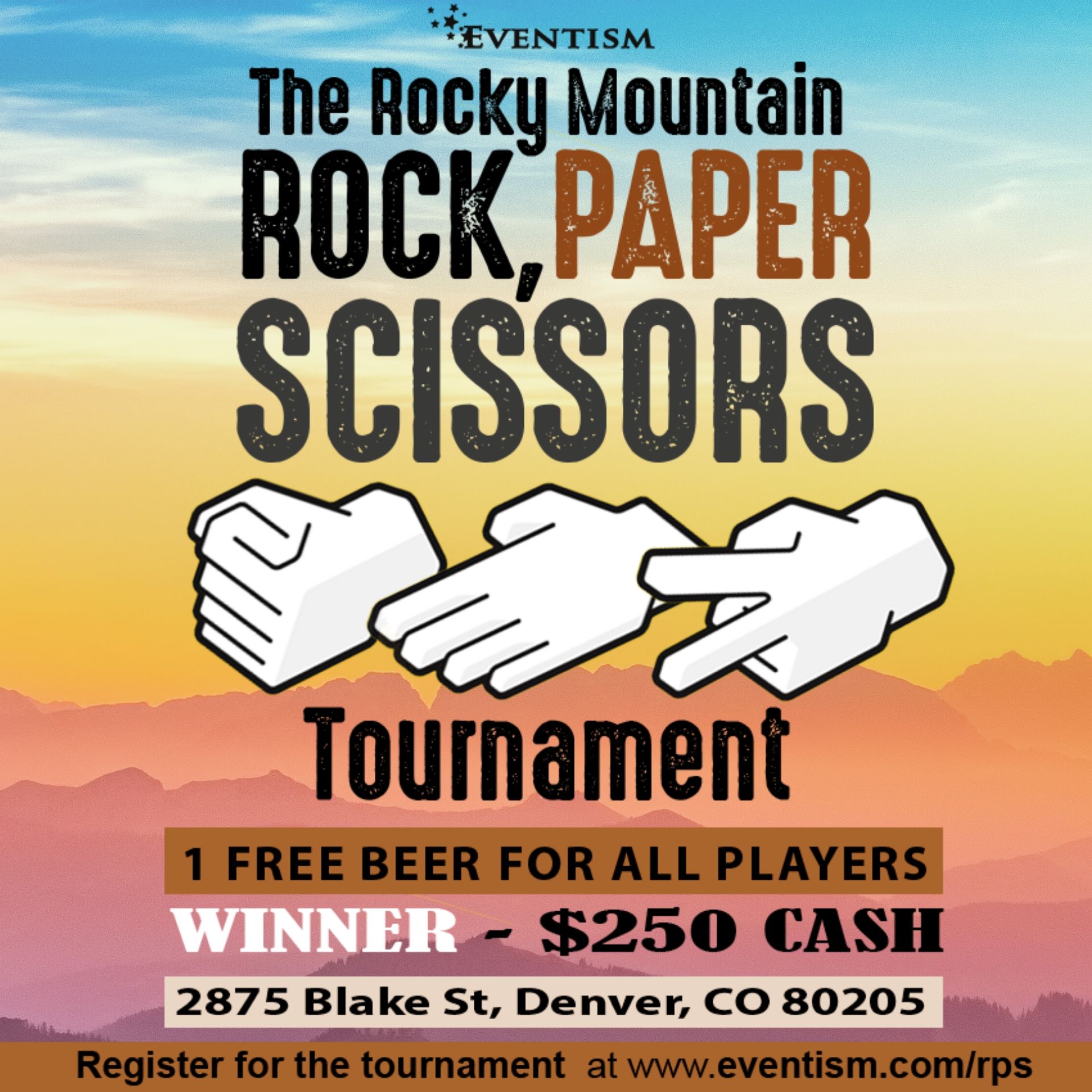 Rocky Mountain Rock, Paper, Scissors Tournament